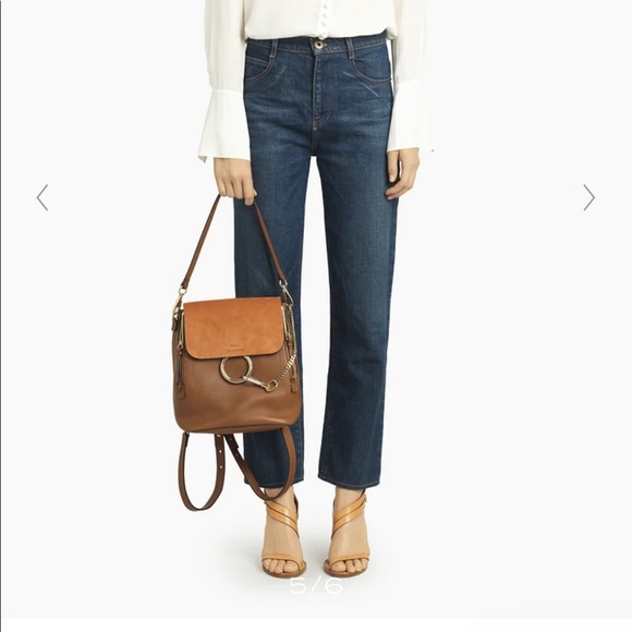 CHLOÉ Medium faye backpack - Picture 4 of 14